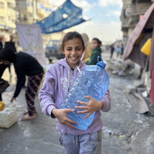 Project for Water Supply Distribution in Shelters During Ramadan