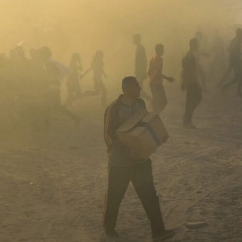 وسط غبار المجاعة