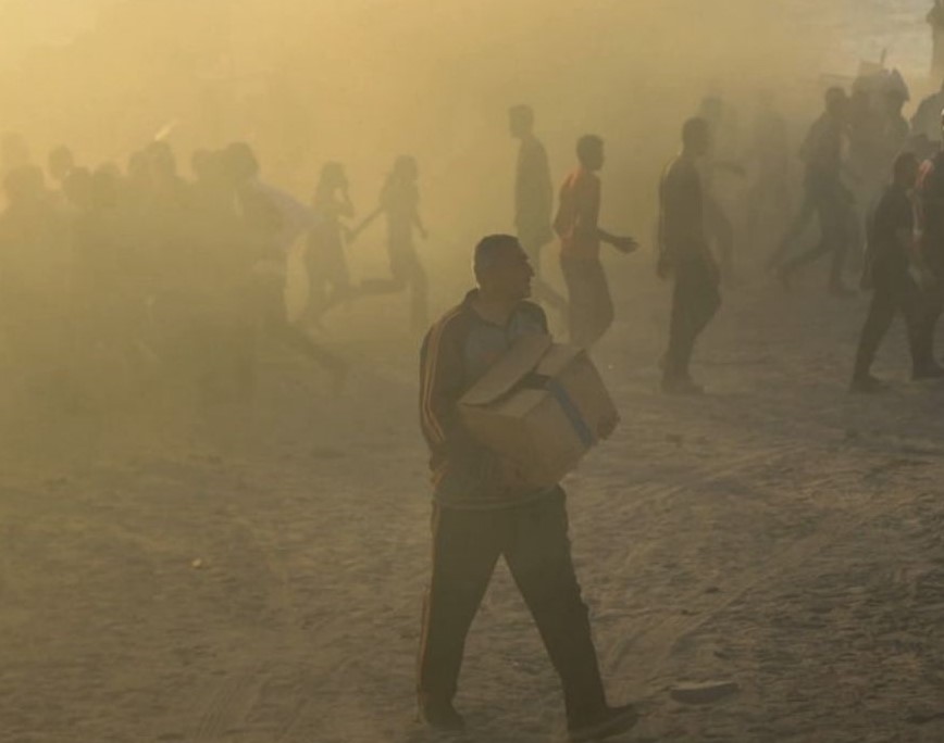 Amid the dust of hunger