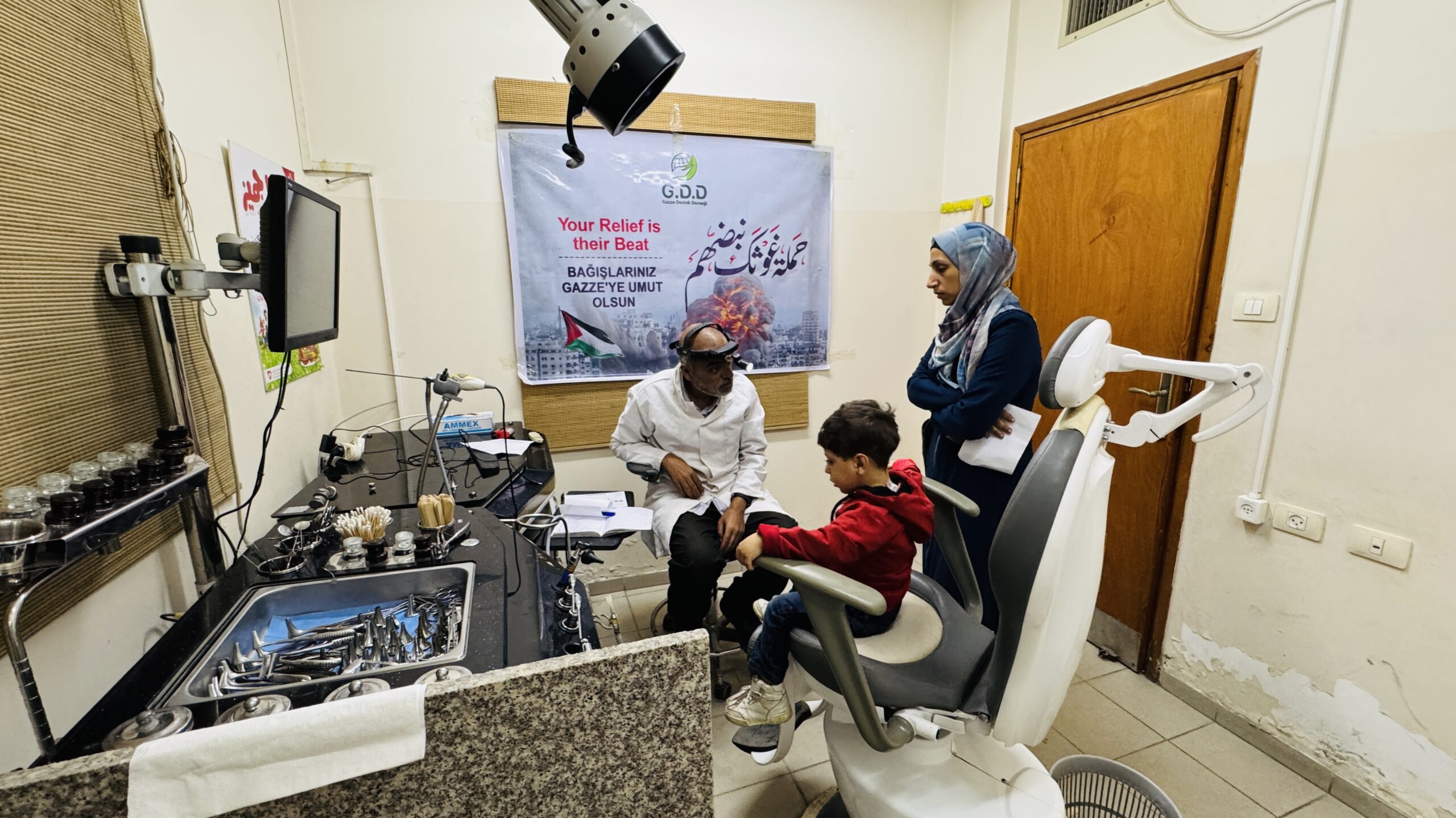 GDD is implementing the Mobile Clinic Project to provide medical care for patients in the shelter centers