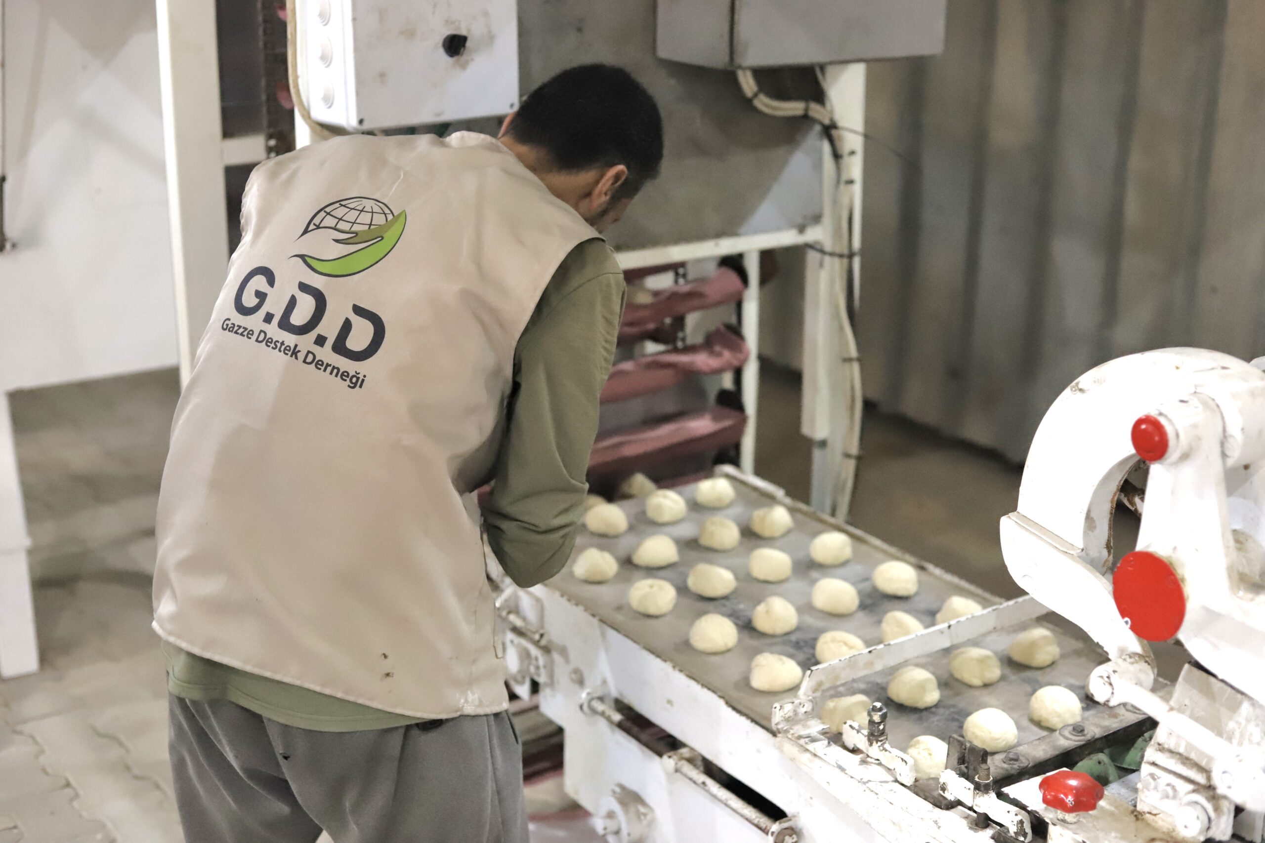 GDD is working to maintain a bakery for the displaced people in Gaza
