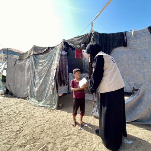 GDD continues the distribution of cooked meals to displaced families